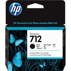CARTOUCHE JET D'ENCRE ORIGINAL HP 3ED71A / N°712XL NOIR 80ML