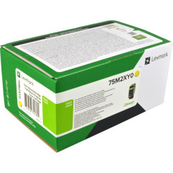 TONER LASER ORIGINAL LEXMARK 75M2XY0 JAUNE 11700 PAGES
