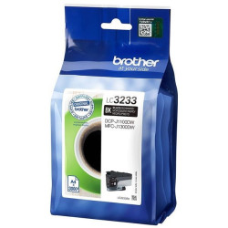 CARTOUCHE JET D'ENCRE ORIGINAL BROTHER LC3233 NOIR 3000 PAGES