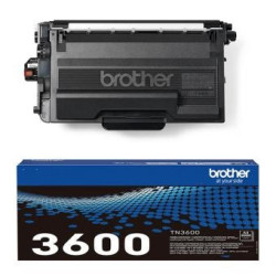 TONER LASER ORIGINAL BROTHER TN3600 NOIR 3000 PAGES