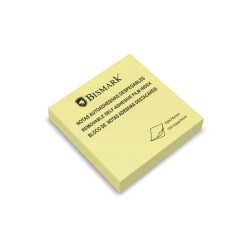 Notes autocollantes Bismark, paquet de 100, 76 x 76 mm