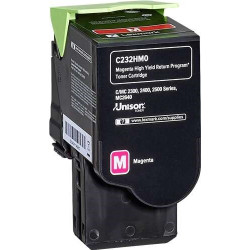 TONER LASER ORIGINAL LEXMARK C232HM0 / MC2325 MAGENTA 2300 PAGES