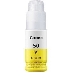 BOUTEILLE ORIGINAL CANON GI50 / GI-50 / 3405C001 JAUNE 7700 PAGES