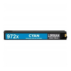 CARTOUCHE JET D'ENCRE GENERIQUE HP L0R98AN CYAN 7000 PAGES N°972X