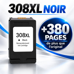 CARTOUCHE GENERIQUE HP 7FP22UE / N°308E / 308XL NOIR 700 PAGES
